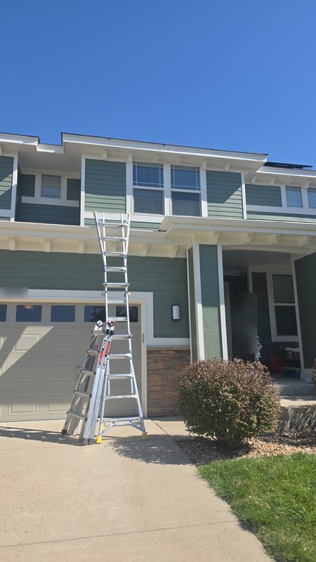 Townhome eave install